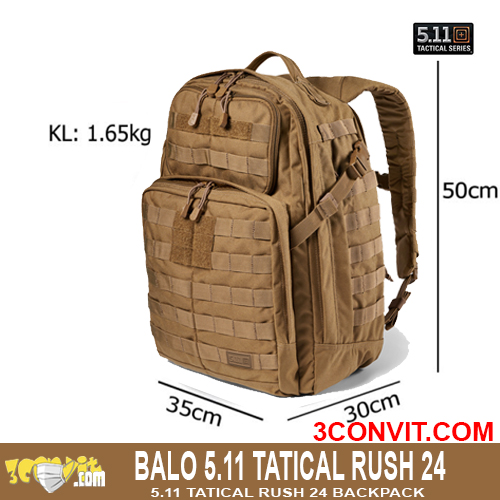 Balo phong cách chiến thuật 5.11 Tactical Rush 24