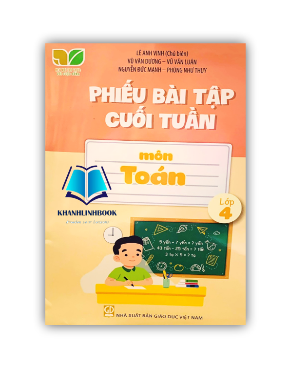 Sách - Phiếu Bài Tập Cuối Tuần Môn Toán Lớp 4