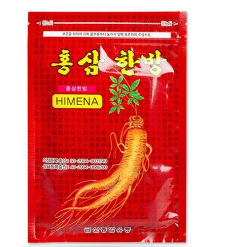 Cao dán hồng sâm Himena hàn quốc - Cao dán sâm chính hãng Korea gói 20 miếng