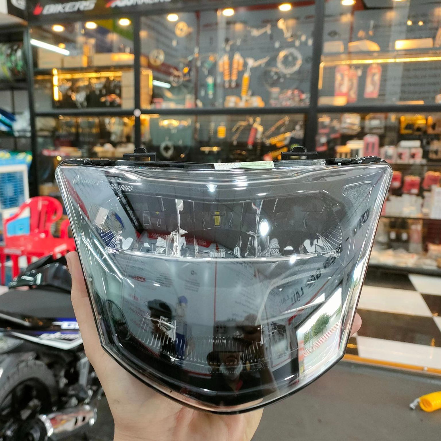 Đèn pha led 2 tầng Exciter 135 (2005 - 2010) ZHI.PAT -  BH 12tháng (240050)