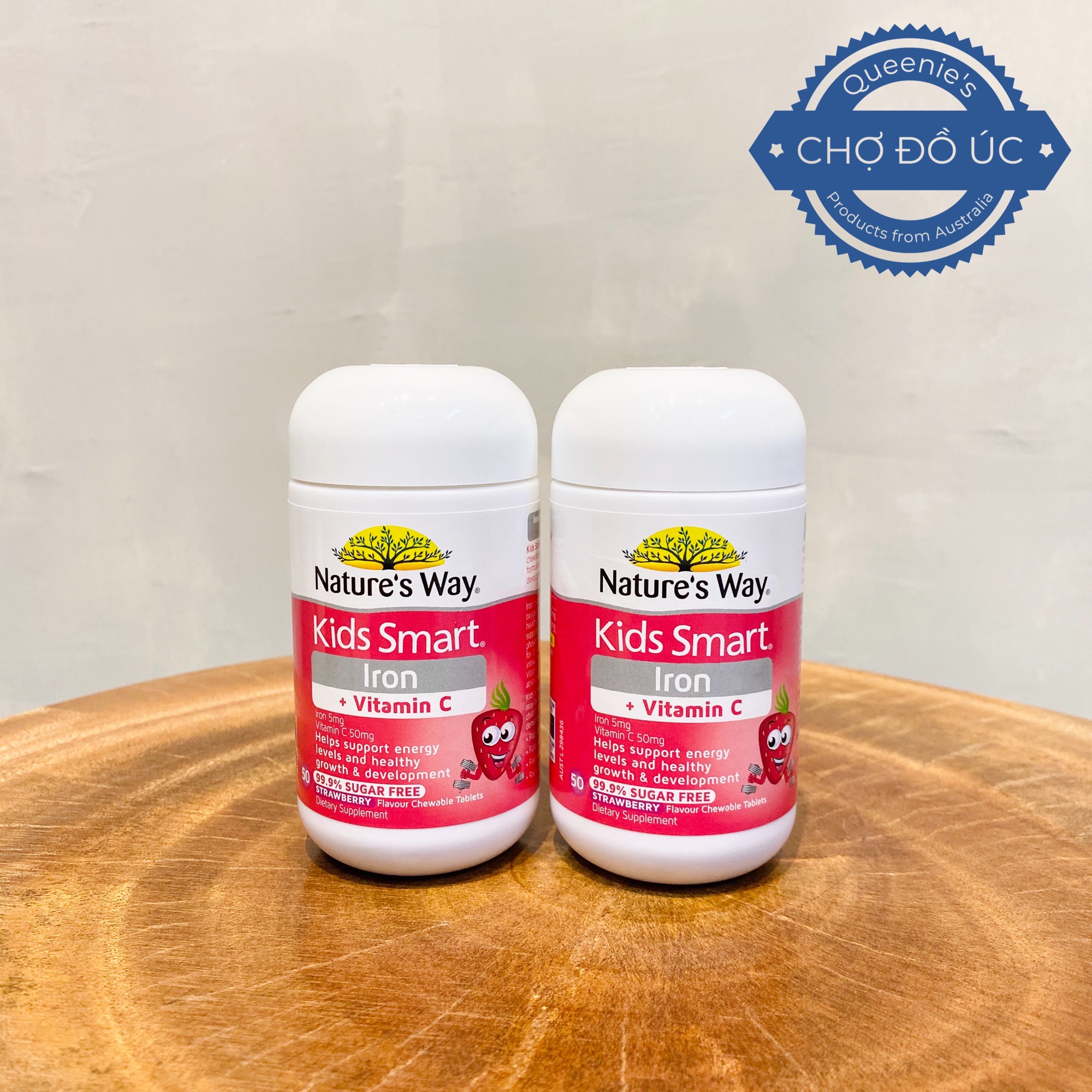 [HCM]??Kẹo NATURE’S WAY Kids Smart Iron + VitaminC??  nhập Úc
