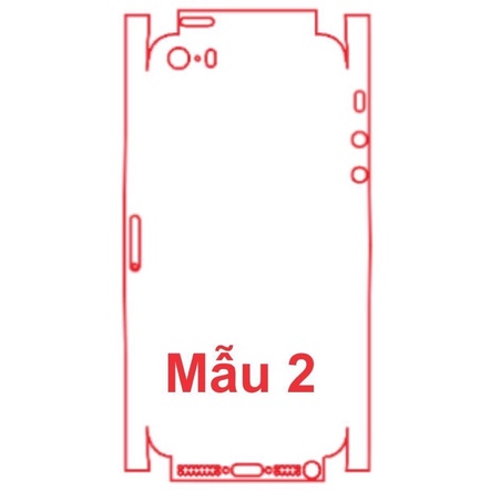 IPhone 5s,5se miếng dán Ppf mặt sau chống va đập