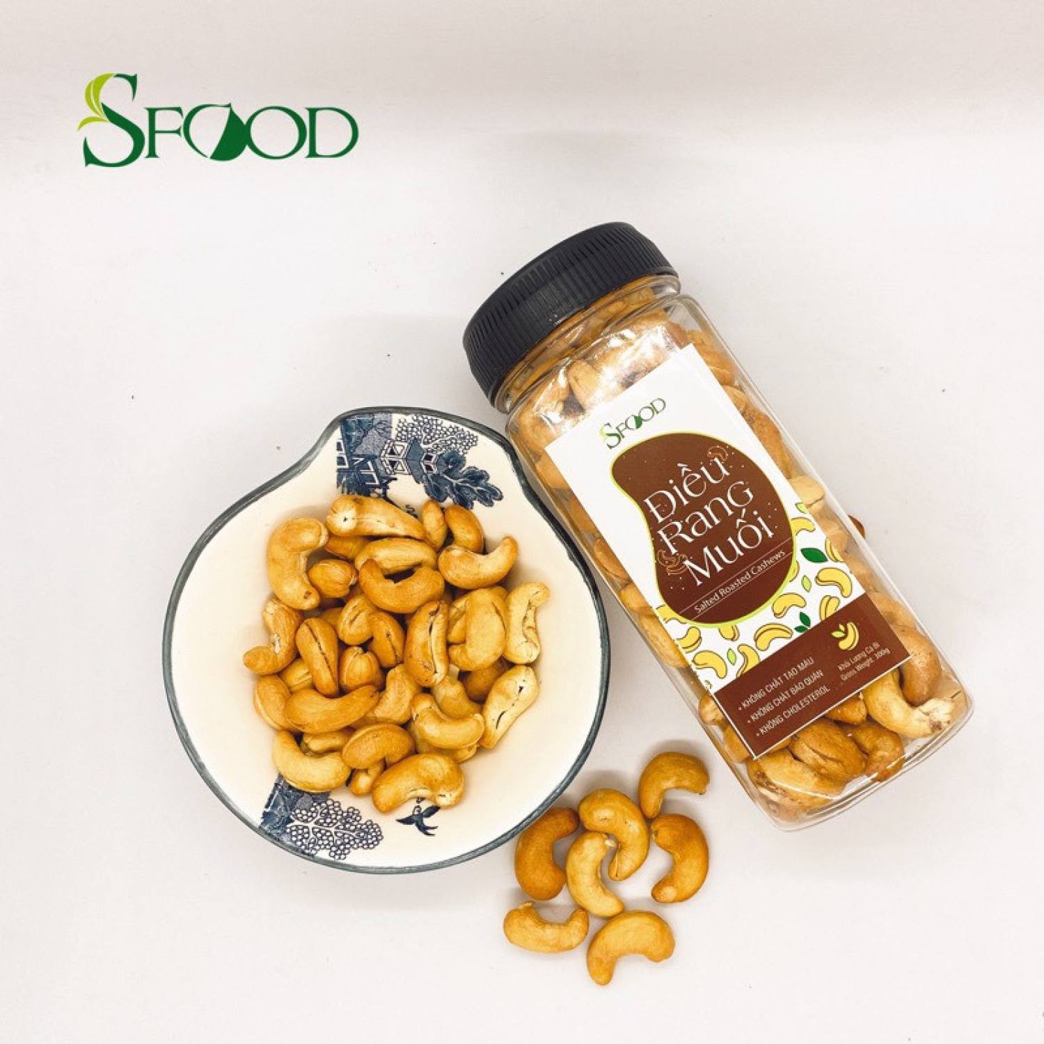 Hạt điều rang muối không vỏ lụa SFOOD