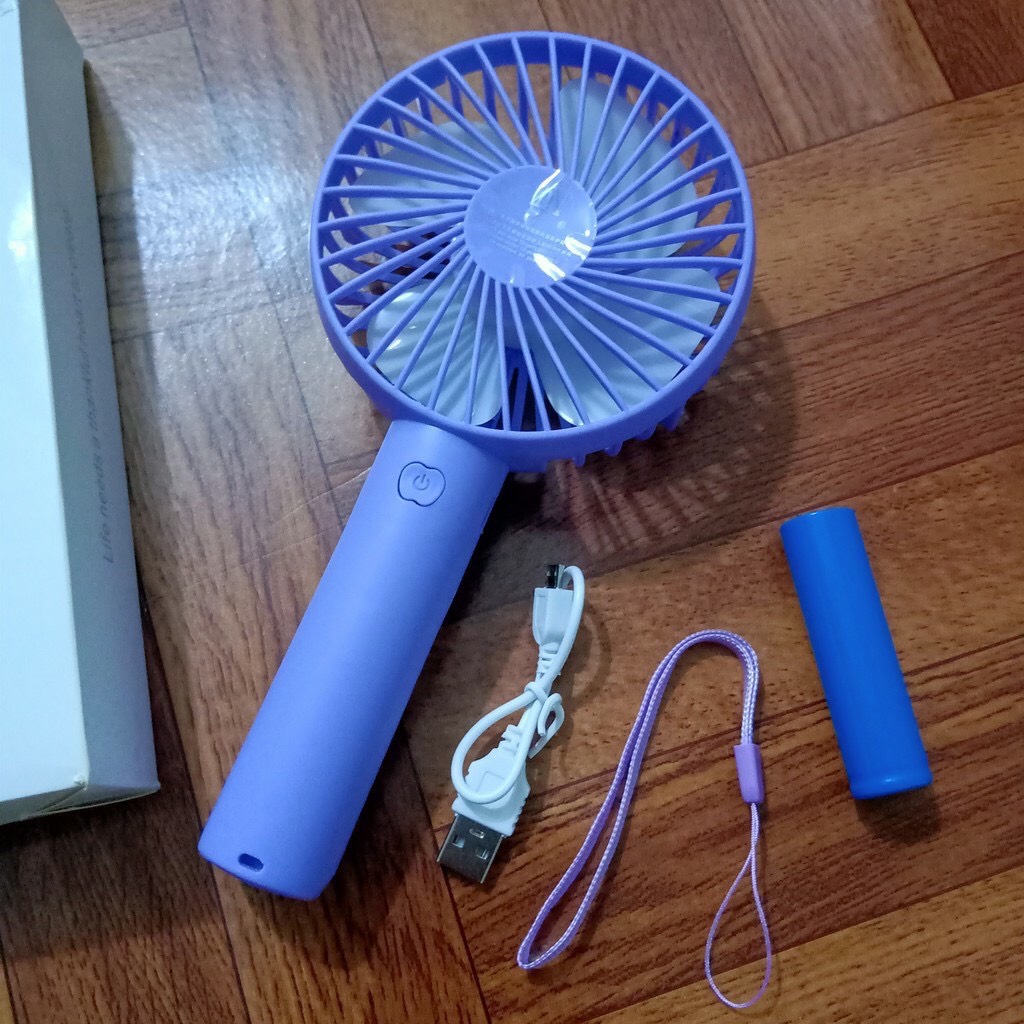 Quạt cầm tay - quạt mini tích điện N9 3 cấp độ gió