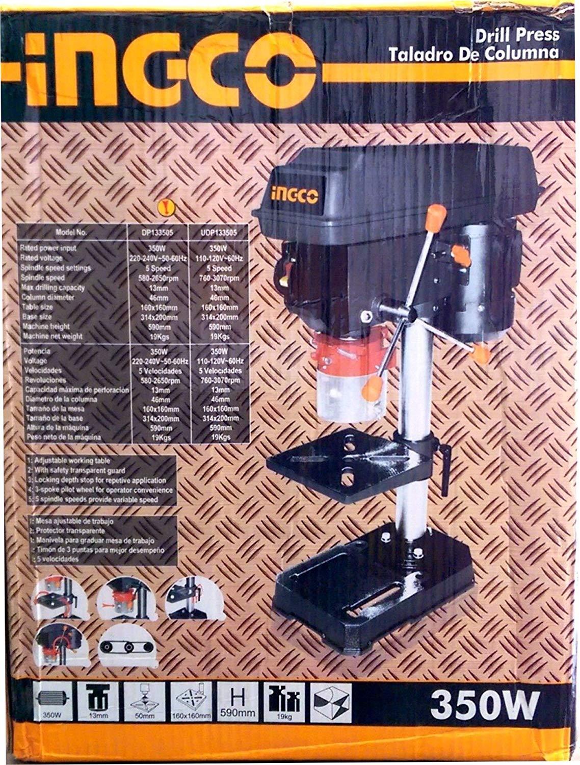 13mm Máy khoan bàn 350W INGCO DP133505