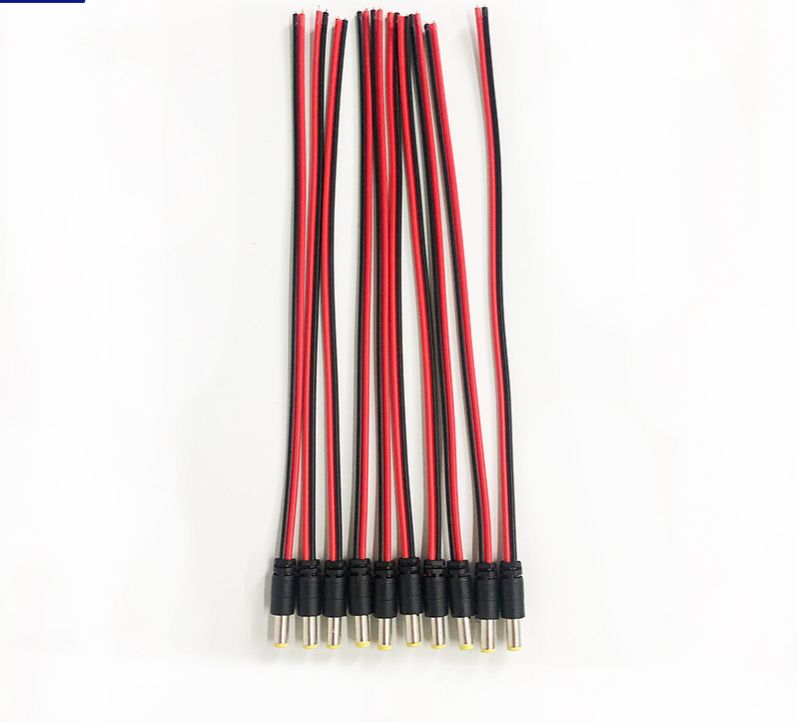 10 Dây nguồn DC đực 5.5x2.1mm ,  Jack nguồn DC đực có dây cho camera giám sát
