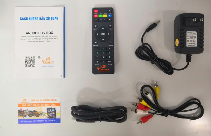 android tivi box vinabox x9plus ram 2g chính hãng x9 plus