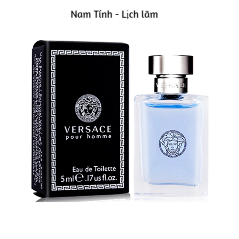 Nước hoa [Mini] nam Versace Pour Homme 5ml - Eau De Toilette