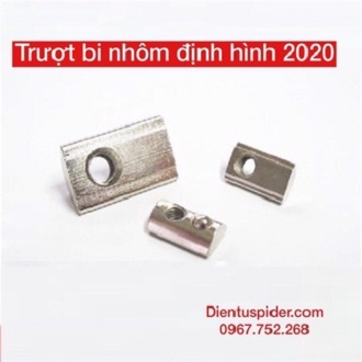 [combo 5] trượt bi nhôm định hình 2020 (ốc nhôm định hình có bi 20M3/20M4/20M5)