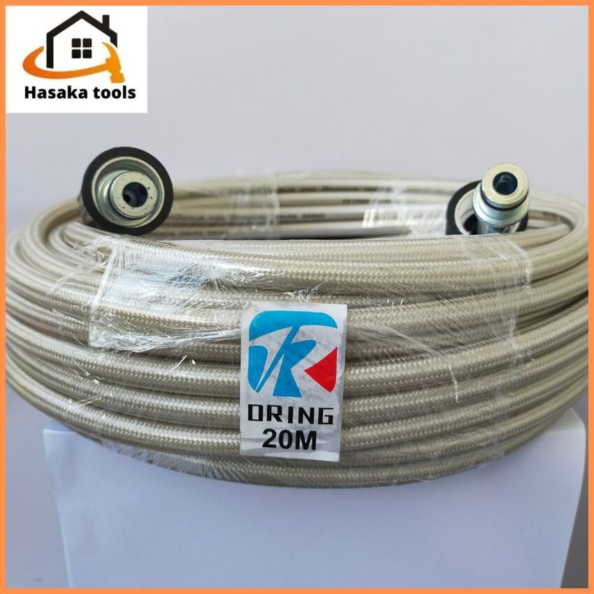 Dây máy rửa xe áp lực cao 20m Oring,ren 22mm