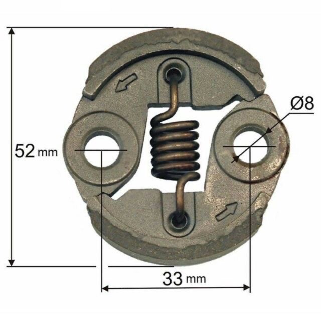 ( 2 CÁI) BỐ CÔN (NỒI)  DÙNG CHO MÂY CẮT CỎ 260 . ĐỎ