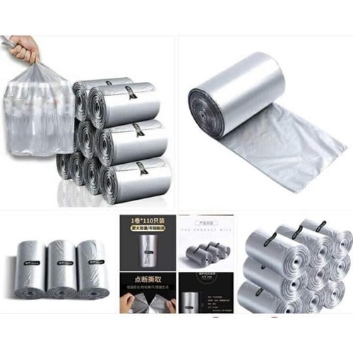 Cuộn Túi Bóng Đựng Rác Sinh Học Tự Phân Hủy Kích Thước 45*50cm, túi rác tự phân huỷ