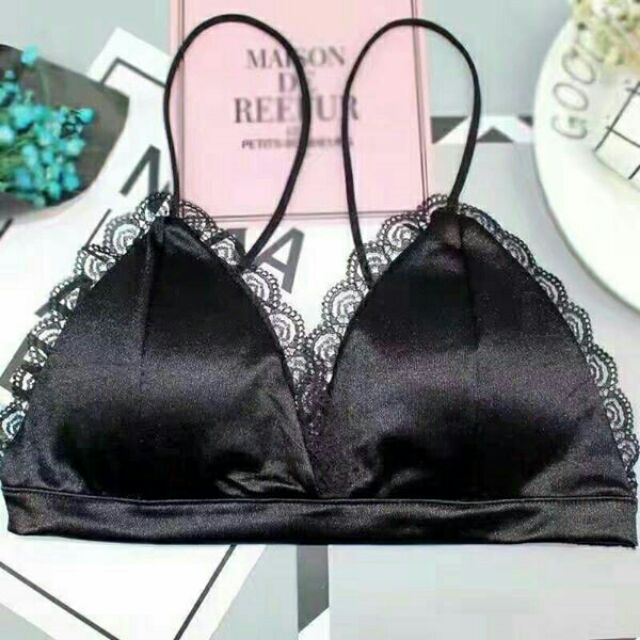 ÁO BRA LỤA VIỀN REN 8520