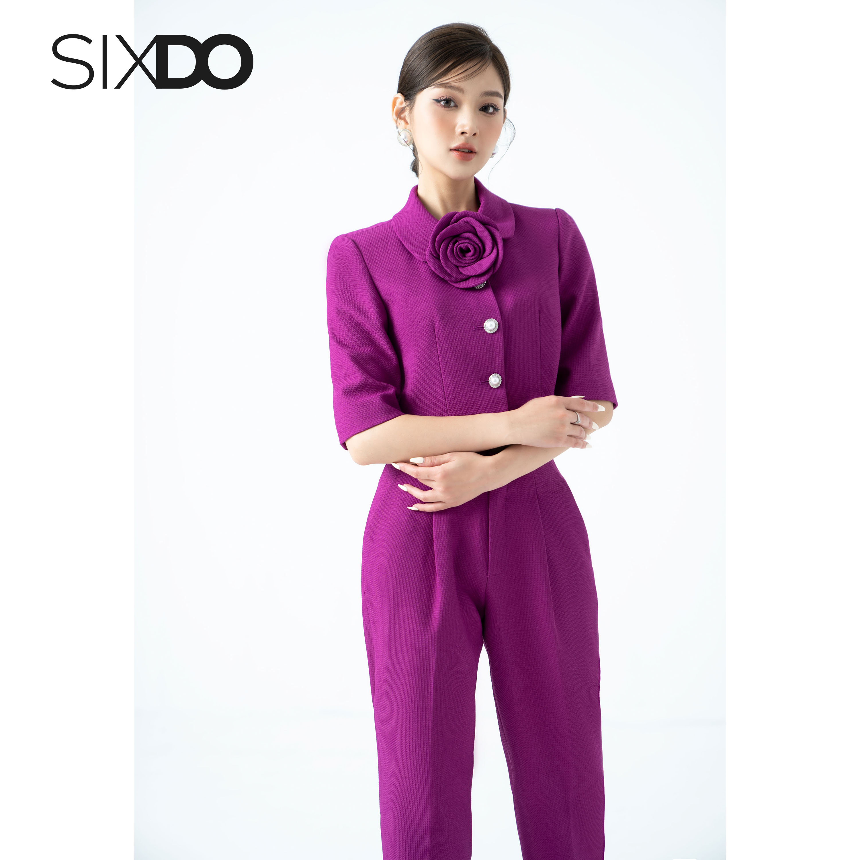 Quần âu nữ túi hai bên SIXDO (Raw Pants)