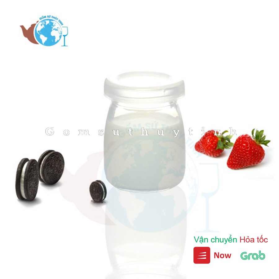 Bộ 10 hũ thủy tinh pudding lùn 100ml