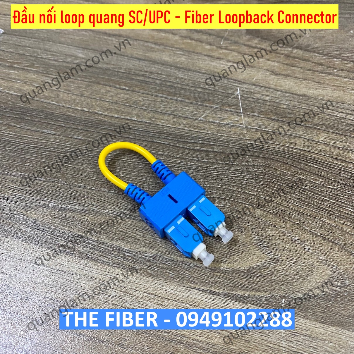 Đầu nối loop quang SC/APC SC/UPC LC/UPC (Fiber Loopback Connector) - Giá cho 1 cái