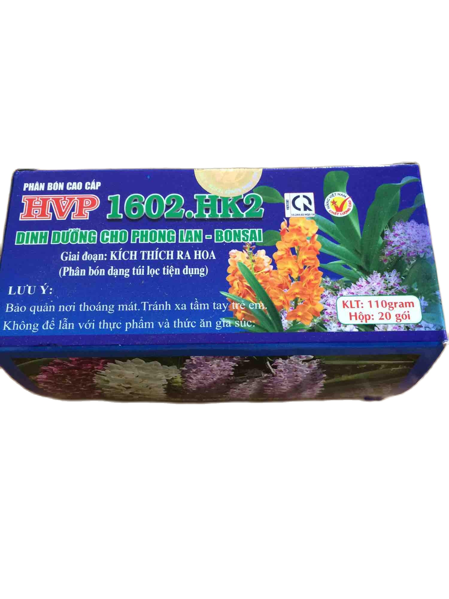 Phân túi lọc kích thích ra hoa phong lan HVP 1602 HK2