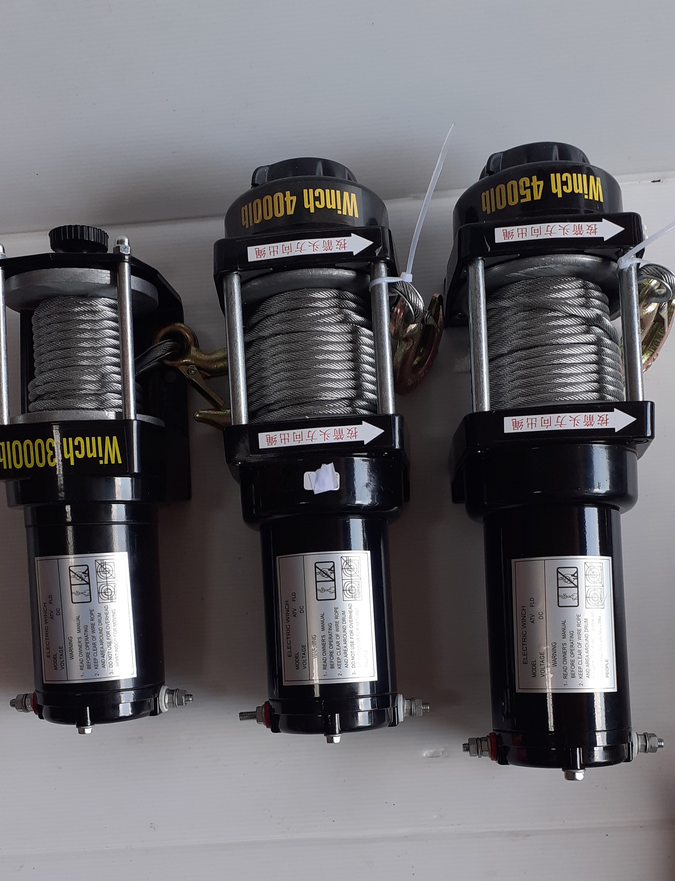 Tời điện 12V ắc quy 4500lbs
