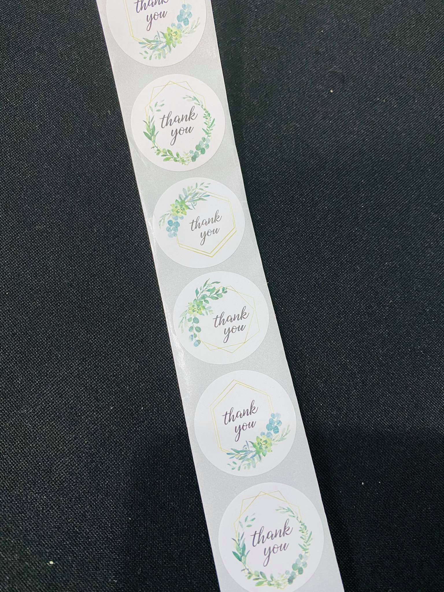 Sticker in chữ thank you