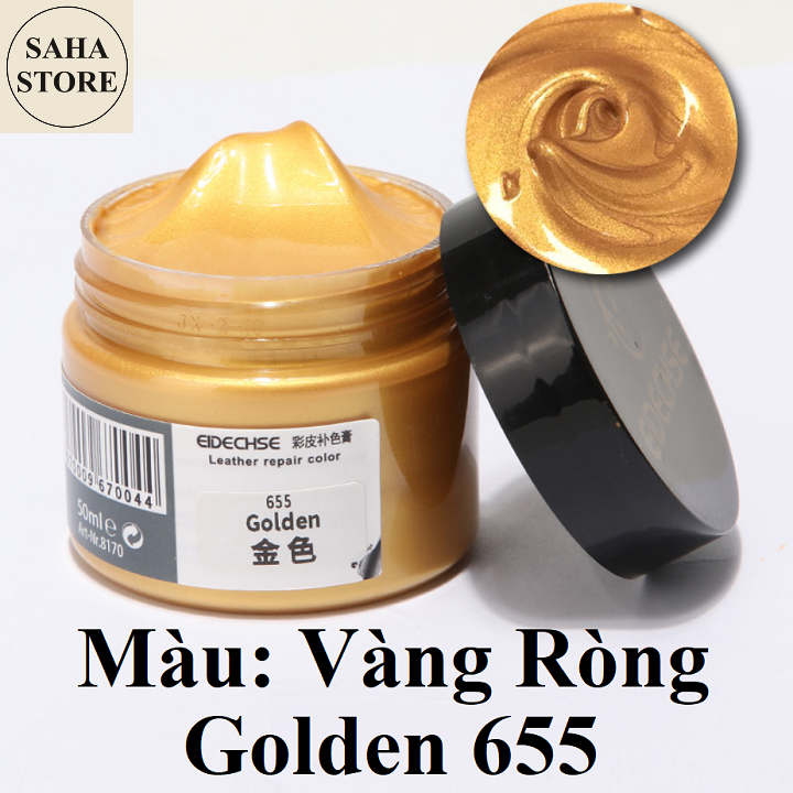 Sơn giày 56 màu nước SAHA950 xi kem sửa chữa vết xước bong tróc giầy dép ghế ví túi da màu đen trắng nâu repaint customs