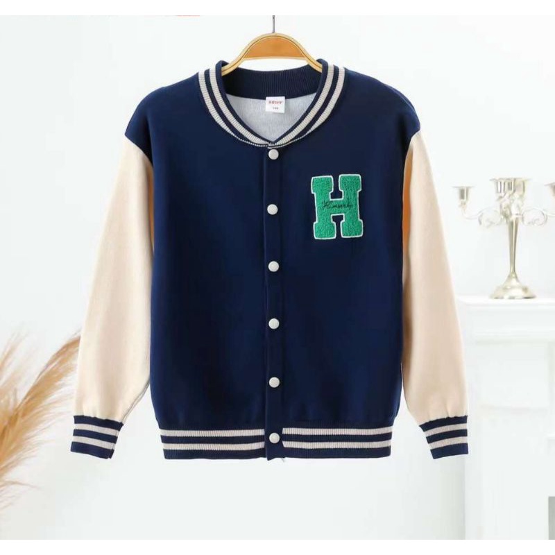 (25-52kg)Áo len bomber 2 lớp dày ấm size đại cho bé(mới về)