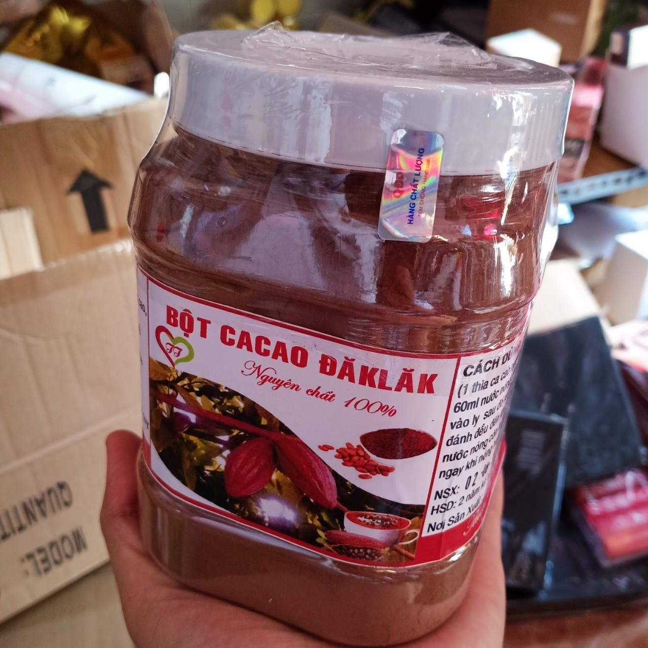 Hũ 500gr Bột cacao nguyên chất dak lak