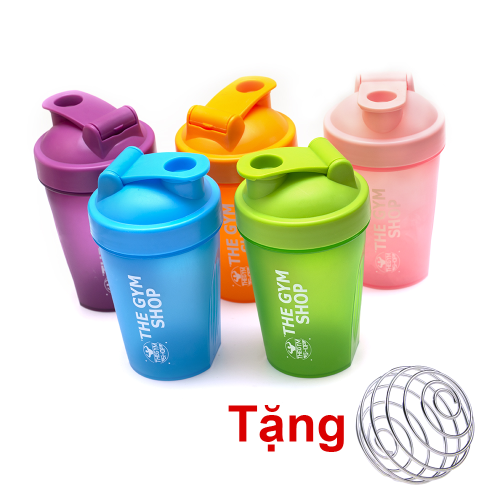 Bình nước, shaker thể thao tập gym 400ml