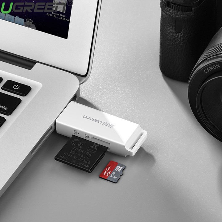 Đầu Đọc Thẻ Nhớ Đa Năng Sd-Tf Usb 3.0 Ugreen 40753