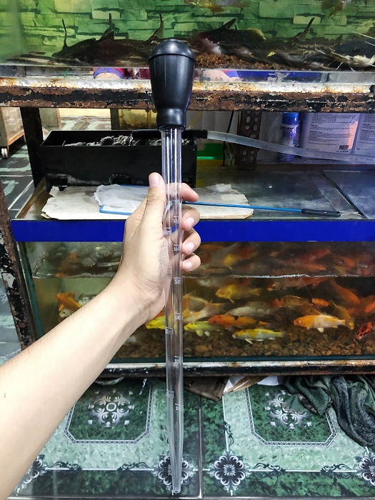 "Hoàn tiền đến 10%" ỐNG BÓP HÚT PHÂN HÚT TRÙNG HỒ CÁ CẢNH BETTA GUPPY DÀI 45CM