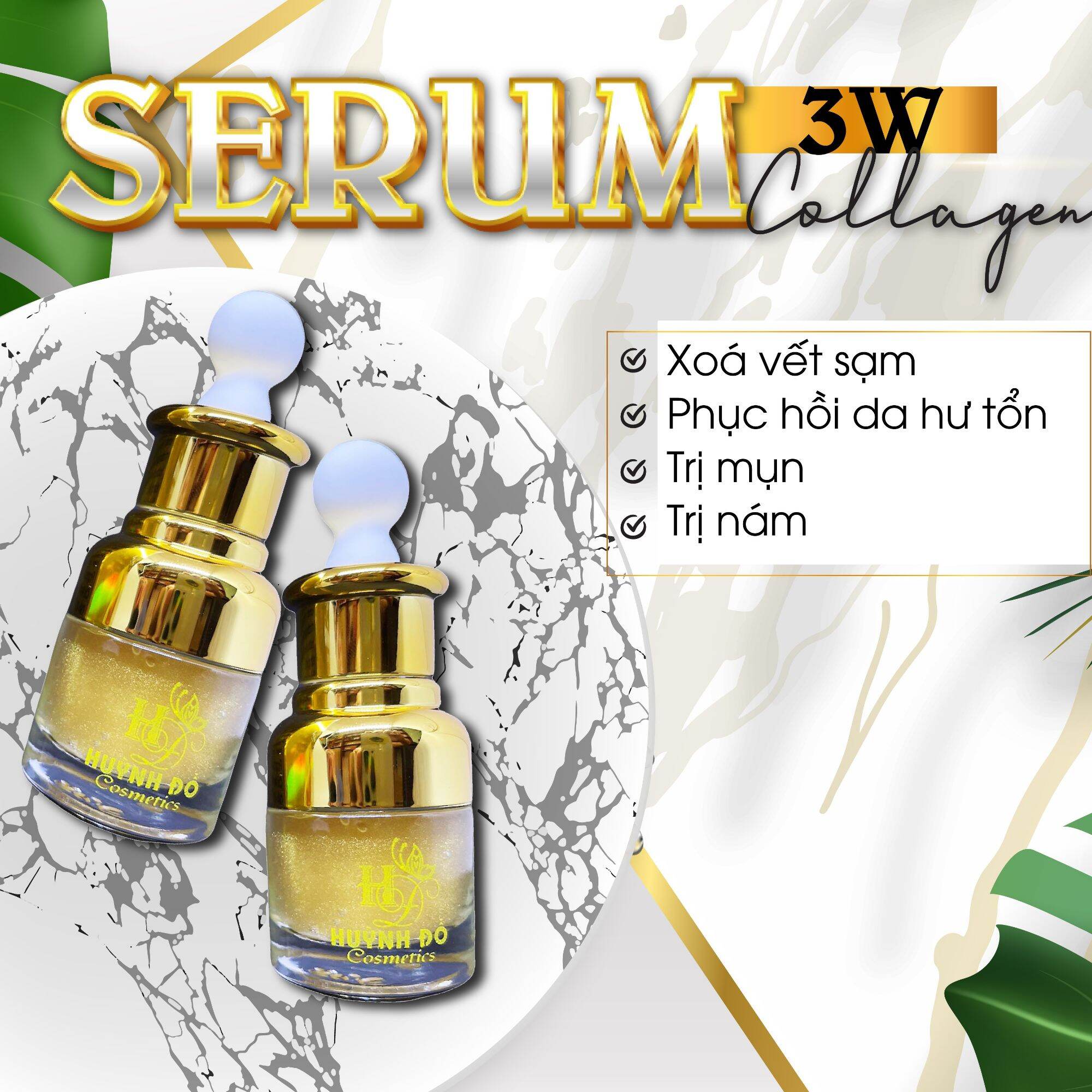 Serum collagen 3w huỳnh đỗ 30ml