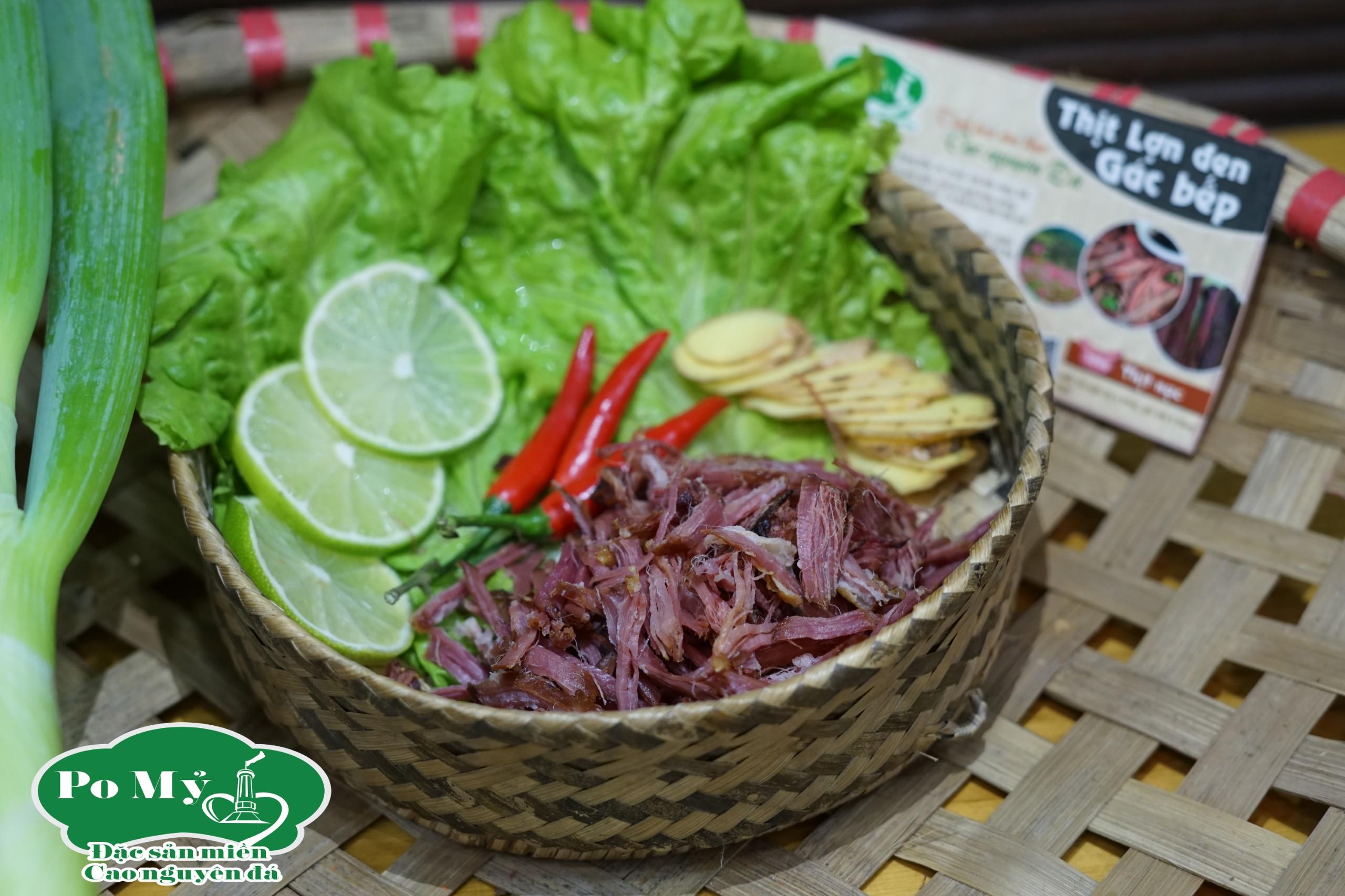 THỊT LỢN ĐEN GÁC BẾP 0.5KG TẶNG CHẨM CHÉO