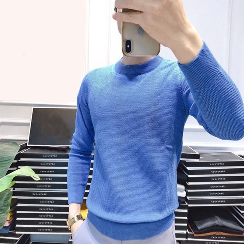 Áo Len Nam Dệt Kim Cổ Tròn Cao Cấp