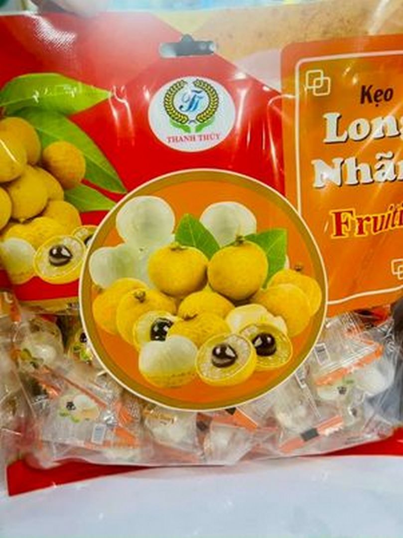 Kẹo trái cây long nhãn - cực ngon 100g