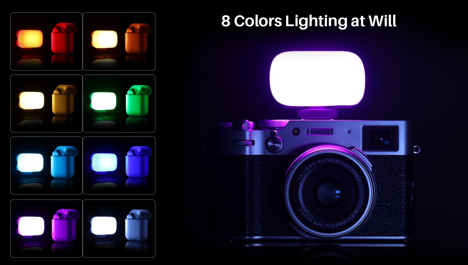 Đèn LED Ulanzi VL15 RGB Mini Video Light (FUDWA)