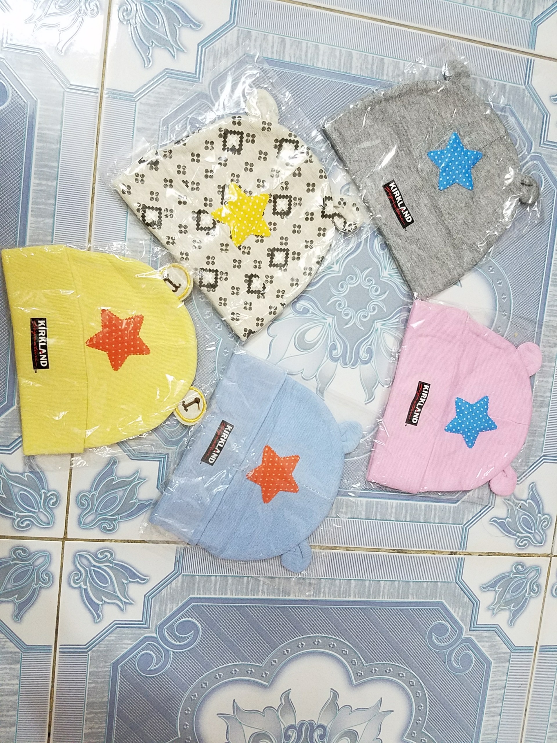 Nón Cotton Co giãn Cao cấp cho bé từ 0 - 04 tháng tuổi