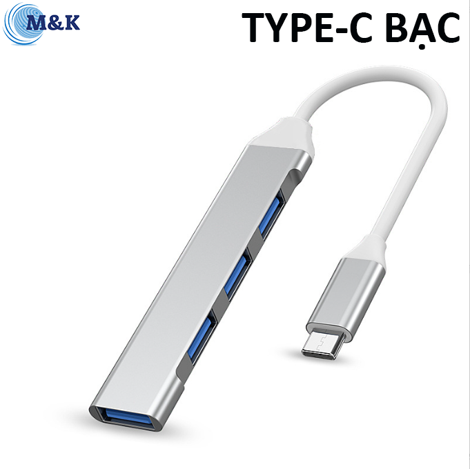 HUB Type C và HUB USB 3.0, Bộ Chia 4 Cổng USB 3.0, USB OTG