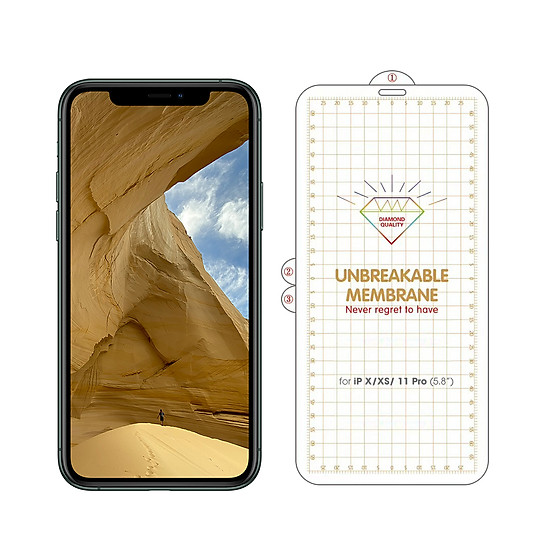 Miếng Dán PPF Mặt Trước Chống Vân tay Cho iPhone 11 Pro, Dán Màn Hình iPhone
