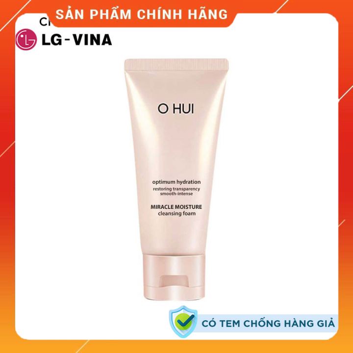 Sữa rửa mặt O HUI MIRACLE MOISTURE CLEANSING FOAM 80ml_𝗘𝗯𝗶𝘀𝘂 𝗰𝗼𝘀𝗺𝗲𝘁𝗶𝗰𝘀