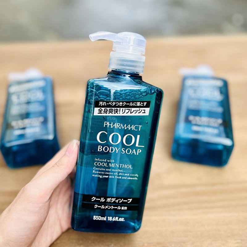 Sữa tắm cho nam Pharmaact Cool 600ml Nhật Bản