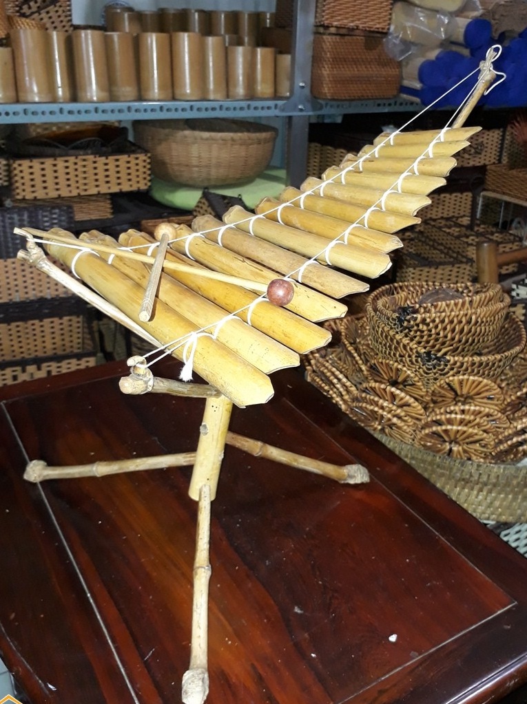 Đàn T'rưng nhạc Cụ Dân Tộc mini