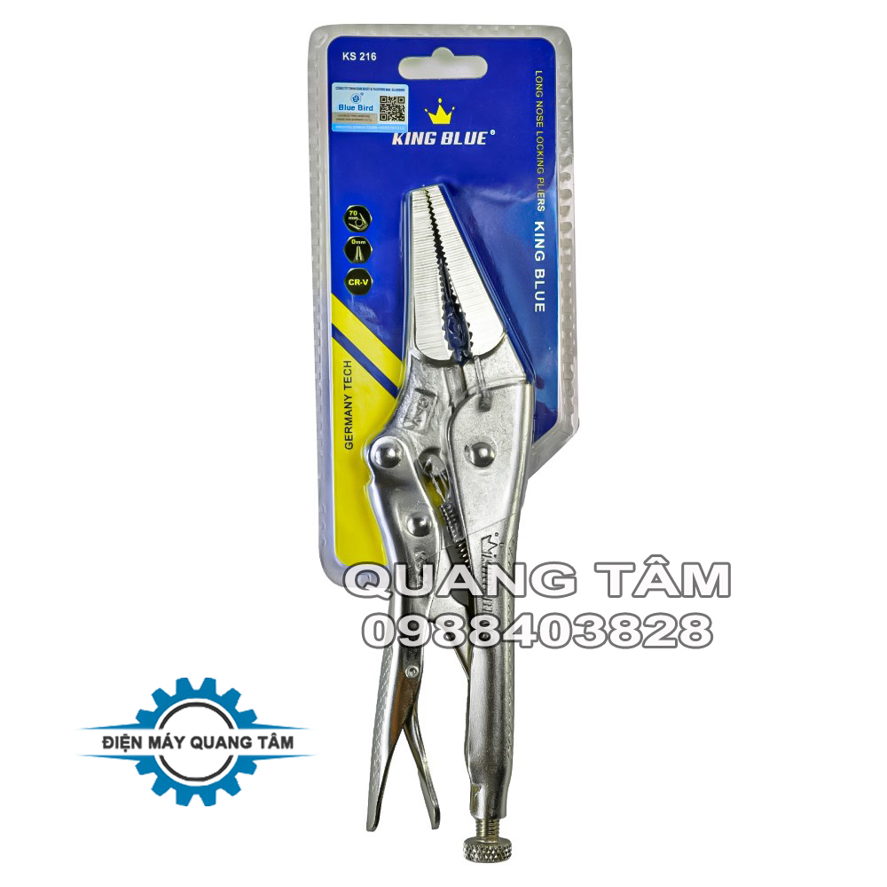 Kìm Chết Mỏ Nhọn KingBlue KS-216 [Chính Hãng]