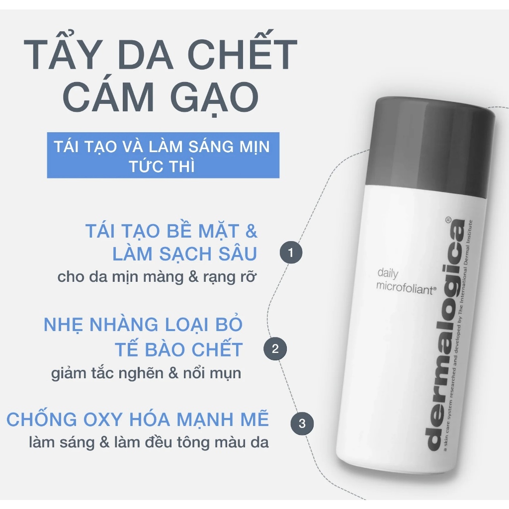 Bột tẩy da chết cám gạo Dermalogica Daily Microfoliant