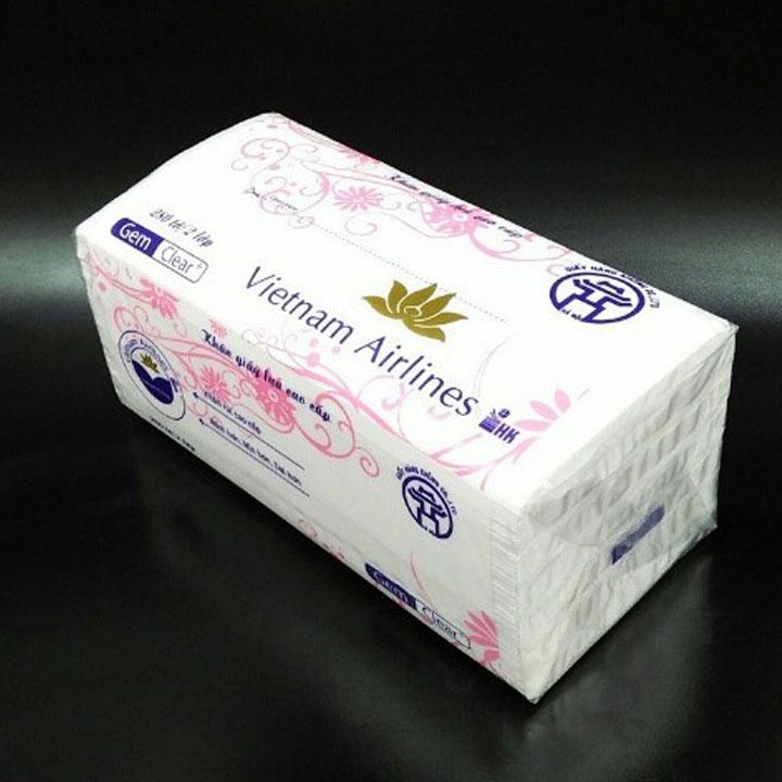 Giấy ăn lụa, giấy rút 3 lớp gói 300 tờ Giấy ăn lụa