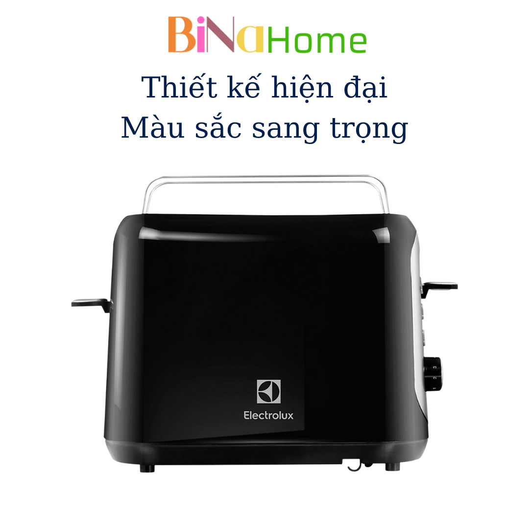 (Có sẵn BH 2 năm) Máy nướng bánh mì Electrolux ETS3505 màu đen BINAHOME