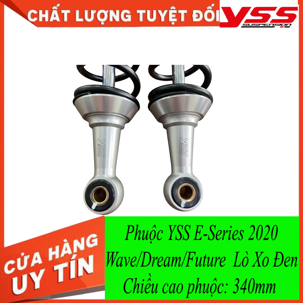 [HCM]Phuộc  YSS  Thái Lan xe Wave/Dream/Future E-Series 2020 Lò Xo Đen