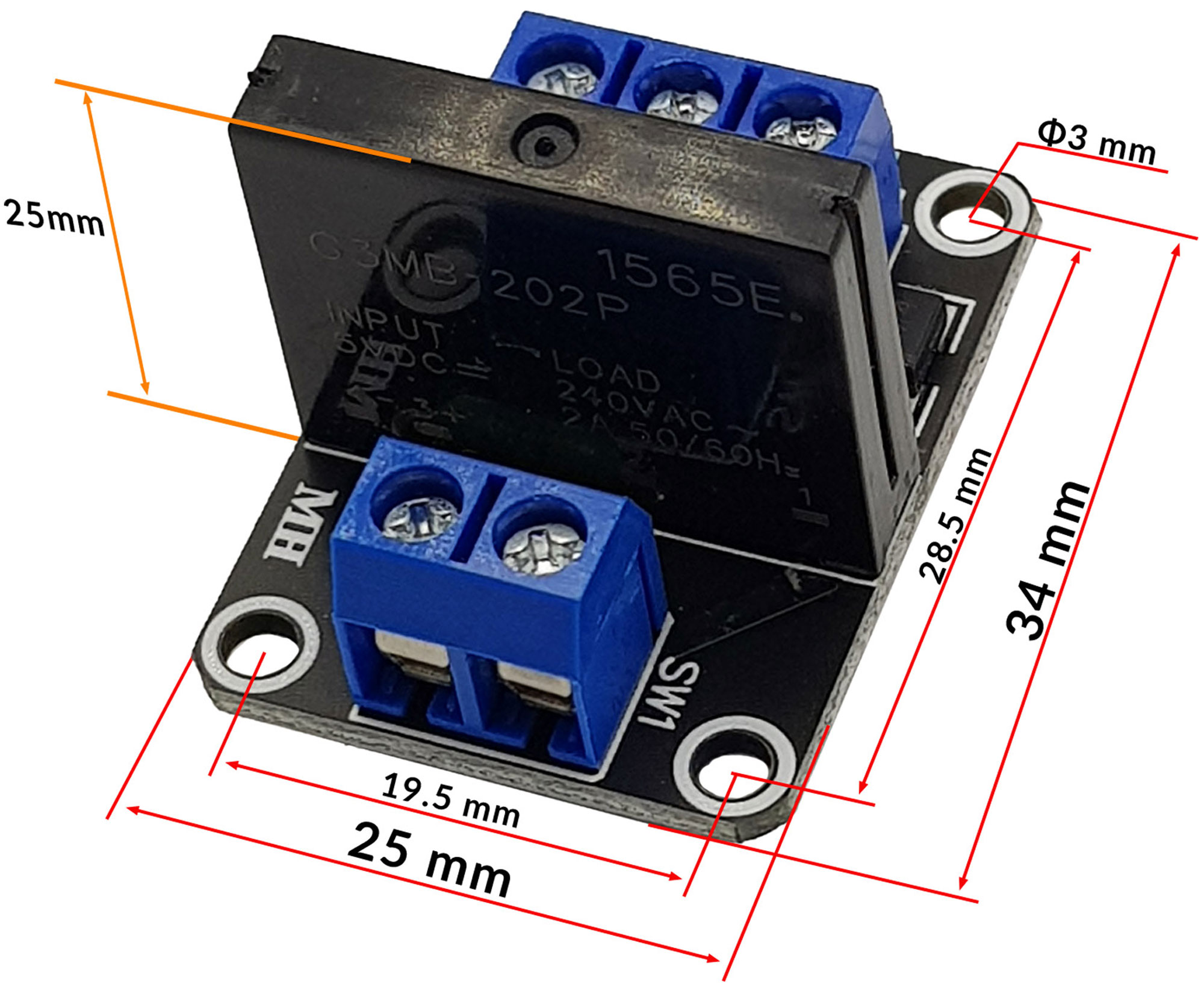 Module 1 Relay Rắn SSR (5VDC)