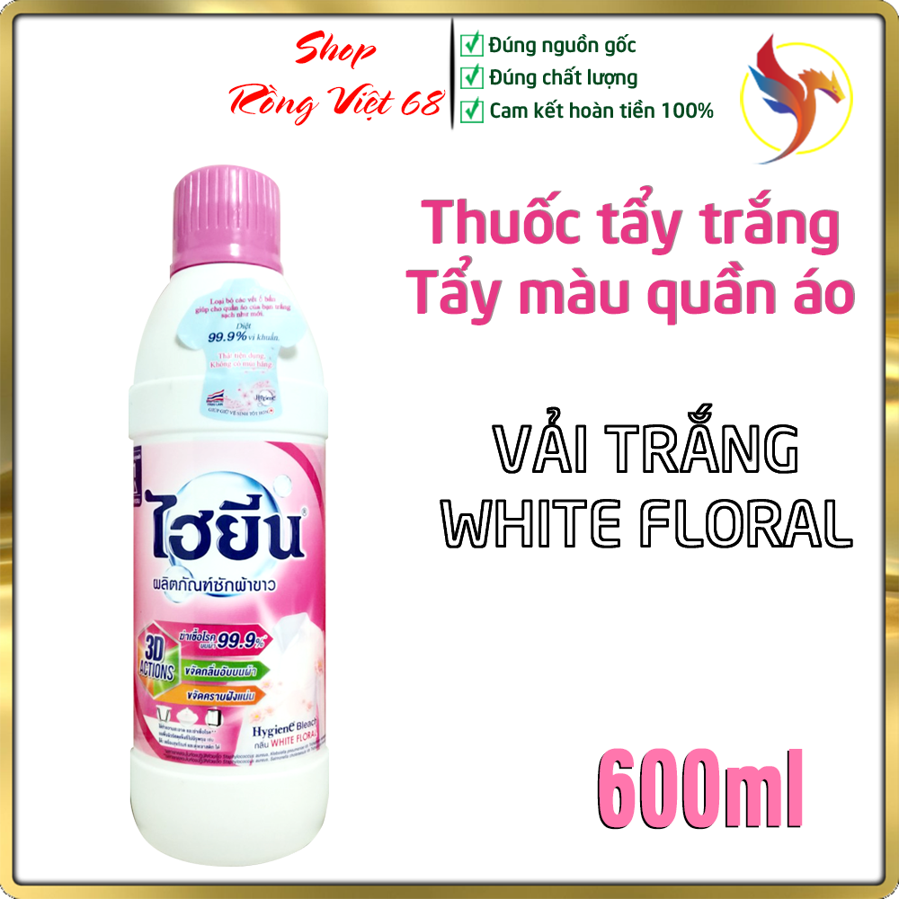 Thuốc tẩy trắng, tẩy màu quần áo Thái Lan - 600ml