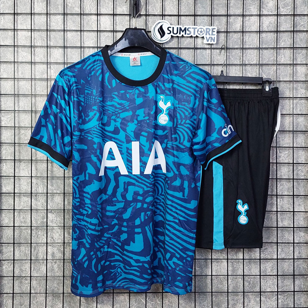 [HCM]Áo Bóng Đá Thể Thao CLB Tottenham Xanh Ya 2022 - Bộ Đồ Đá Banh Mới