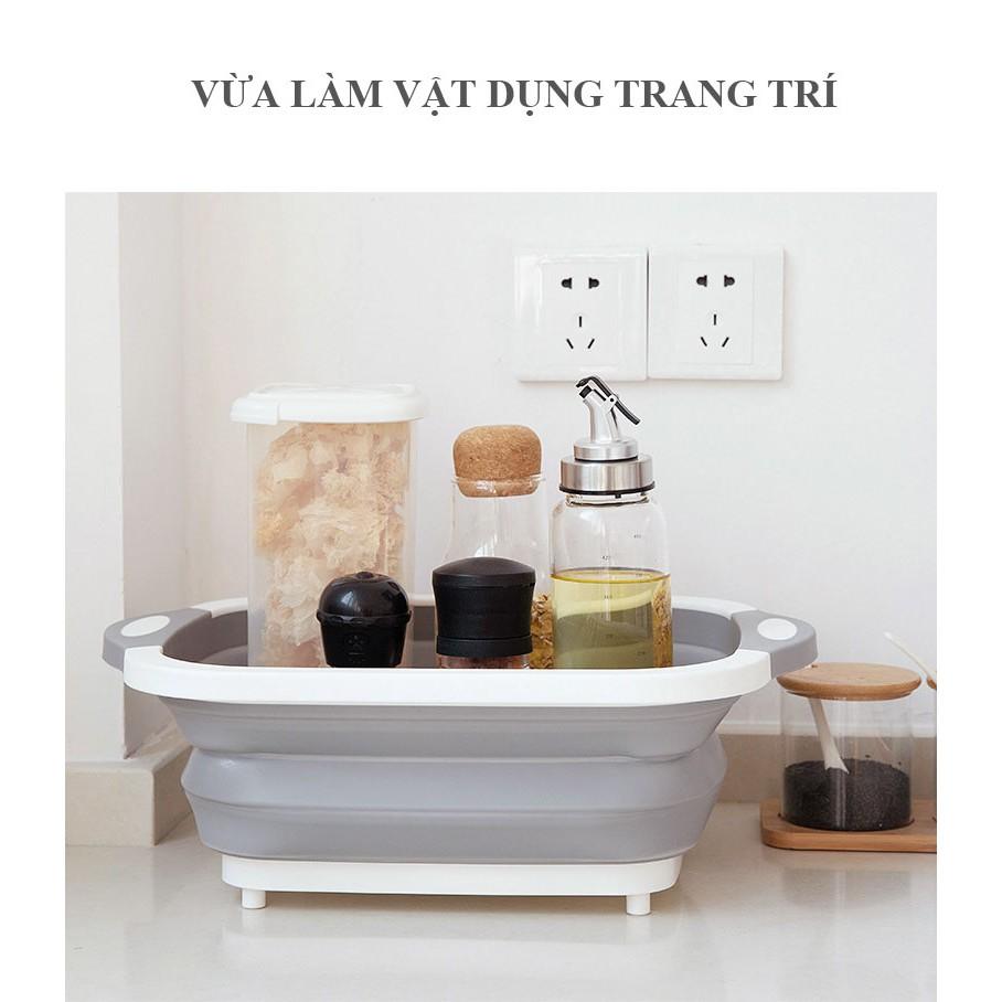 Chậu rửa gấp gọn thông minh
