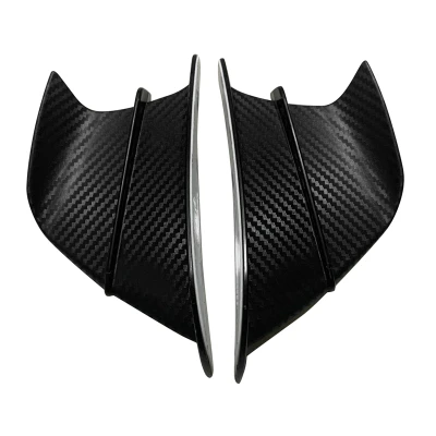 Motorcycle Fairing Front Aerodynamic Winglets Carbon Fiber Windshield Fairing Wing for Honda Suzuki Yamaha Kawasaki